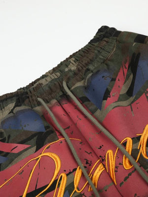 Camo Jogginghose – Bund und Kordel Nahaufnahme | XoKool