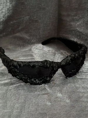 Wraparound-Sonnenbrille – komplett schwarzes Gestell, dunkle Gläser | XoKool