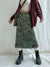 Floral Mid Calf Skirt / Streetwear / Retro / Vintage / Y2K / Grunge - XoKool