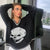 Reaper Printe Skull Oversized Knitted Jumper Sweater / Streetwear / Y2K Clothing / Retro / Korean - XoKool